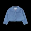 Cardigan cropped in pelliccetta per baby girl