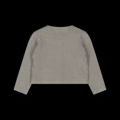 Cardigan da bambina in 100% cotone.