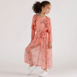 Cardigan da bambina in cotone con lurex
