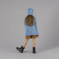 Cardigan effetto pelliccetta per bambina