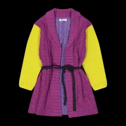 Cardigan lungo tricot bambina