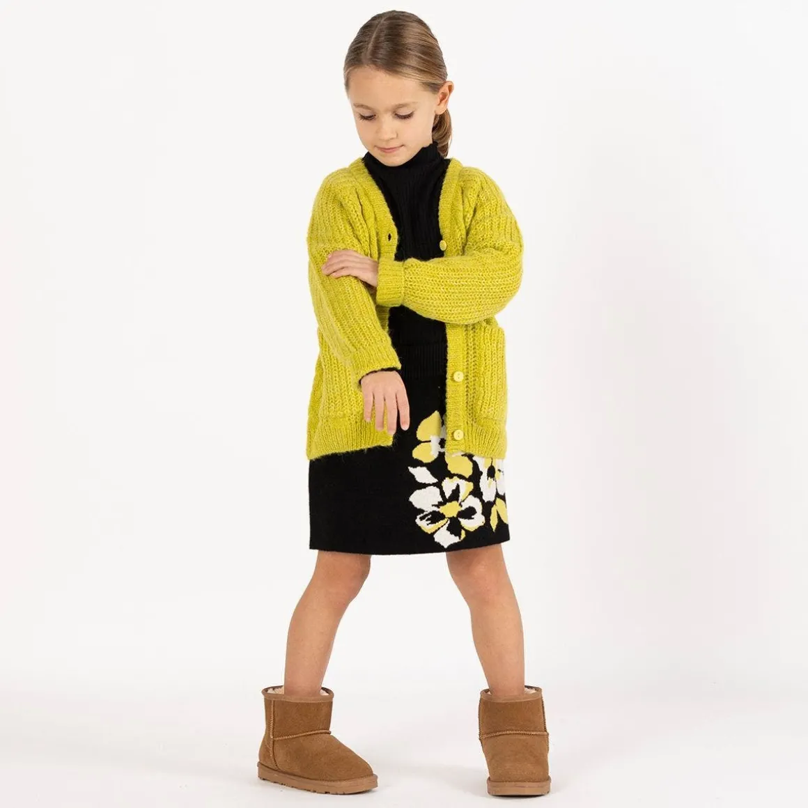 Cardigan misto lana per ragazza
