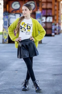 Cardigan misto lana per ragazza