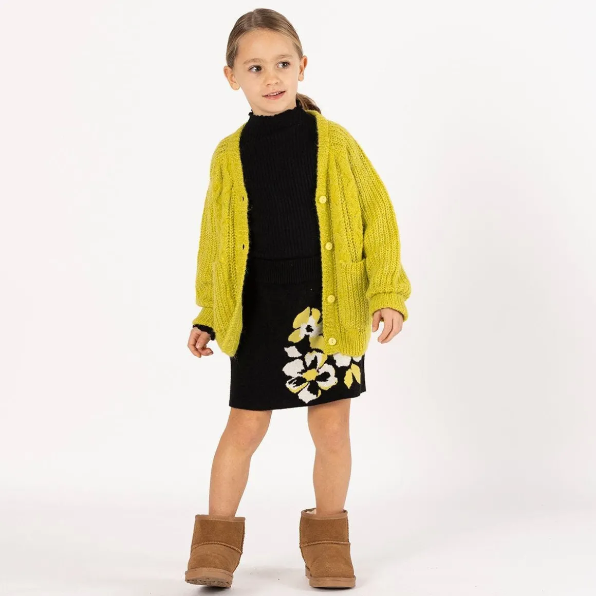 Cardigan misto lana per ragazza