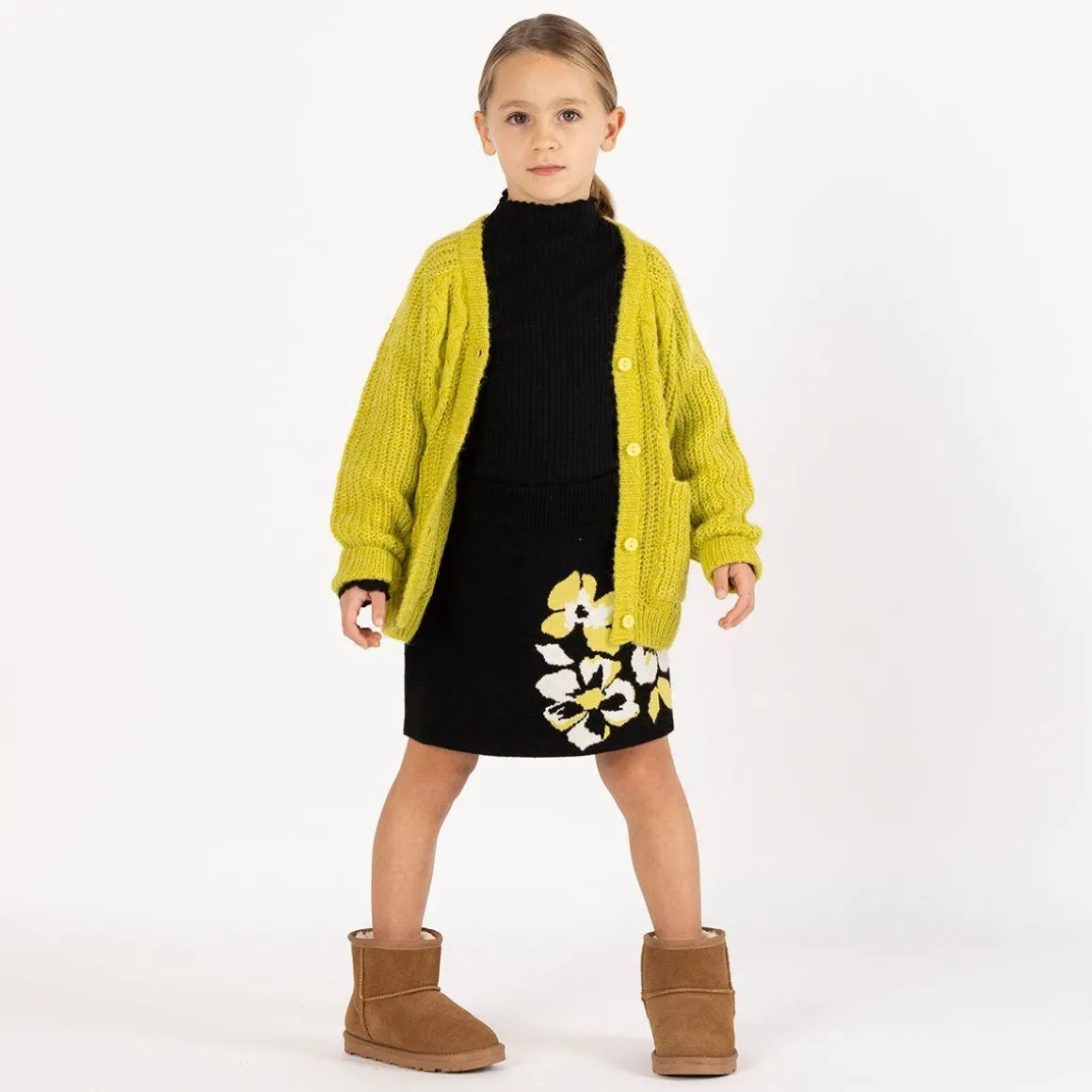 Cardigan misto lana per ragazza