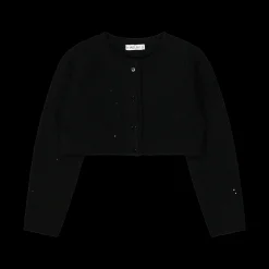 Cardigan tricot con paillettes per bambina
