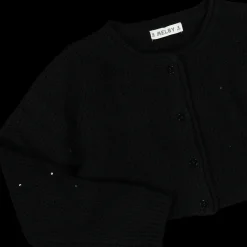 Cardigan tricot con paillettes per bambina