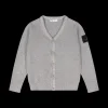 Cardigan tricot con trecce per ragazzo