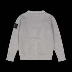 Cardigan tricot con trecce per ragazzo