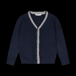 Cardigan tricot con trecce per ragazzo