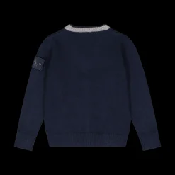 Cardigan tricot con trecce per ragazzo