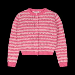 Cardigan tricot da bambina con bottoni