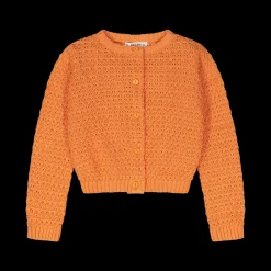 Cardigan tricot da bambina con bottoni