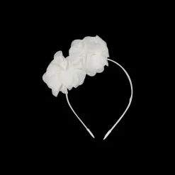 Cerchietto con fiori da bambina
