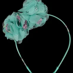 Cerchietto con fiori da bambina