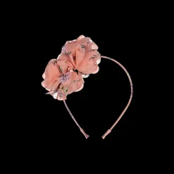Cerchietto con fiori da bambina