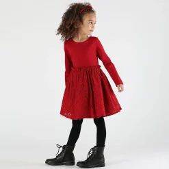 Cerchietto fermacapelli natalizio da bambina