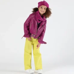 Chiodo in ecopelle bambina