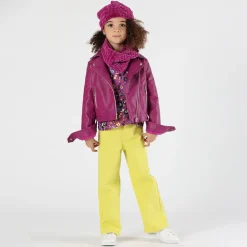 Chiodo in ecopelle bambina