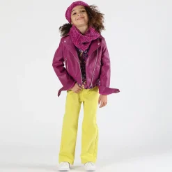 Chiodo in ecopelle bambina