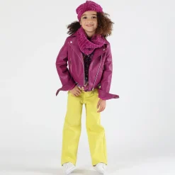 Chiodo in ecopelle bambina