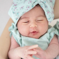 Completino maglia e coulotte in cotone biologico bambina