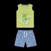 Completo 2 pezzi a tema dinosauro per neonato