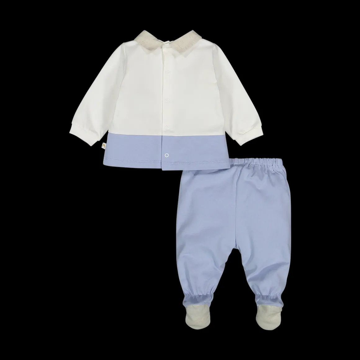 Completo 2 pezzi in jersey per neonato