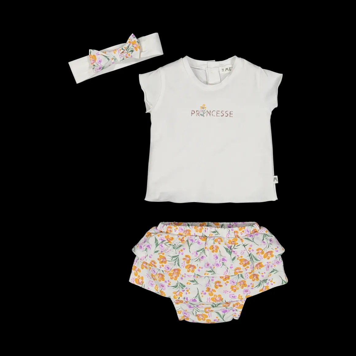 Completo 3 pezzi per neonata