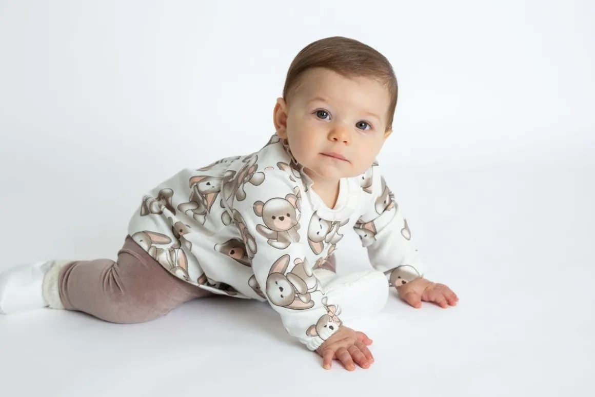 Completo 2 pezzi per neonata