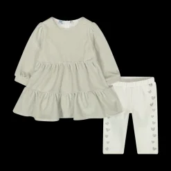 Completo abito e leggings da bambina