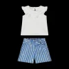 Completo blusa e shorts da bambina