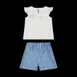 Completo blusa e shorts da bambina
