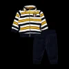 Completo ciniglia tema rugby da bambino