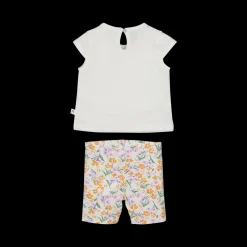 Completo con pantalone cislista per neonata