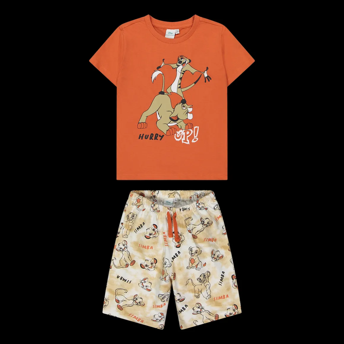 Completo con re leone da bambino