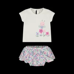 Completo corto due pezzi bambina.