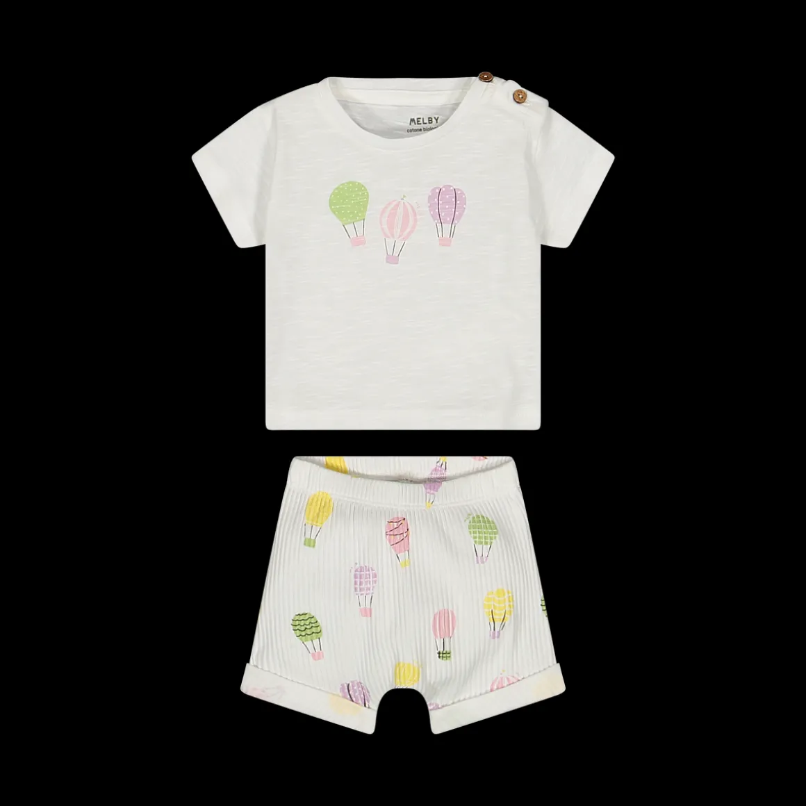 Completo corto due pezzi bambina
