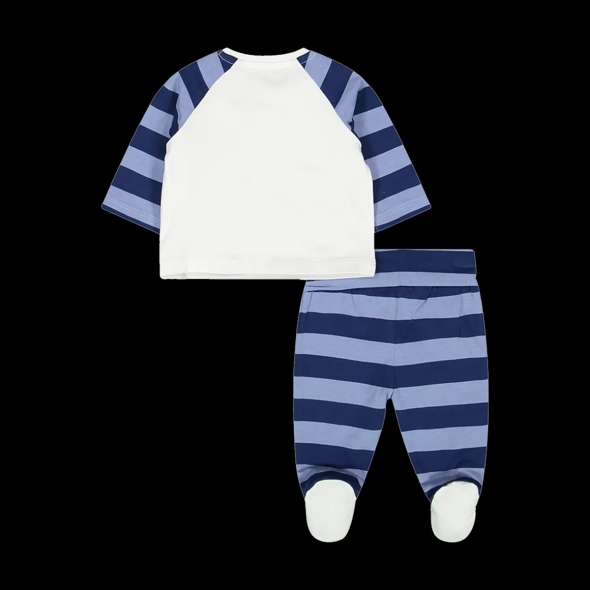 Completo da neonato a righe