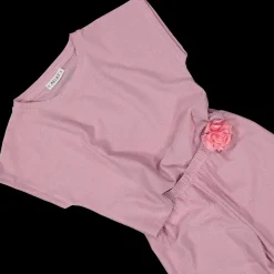 Completo elegante in jersey lurex bambina