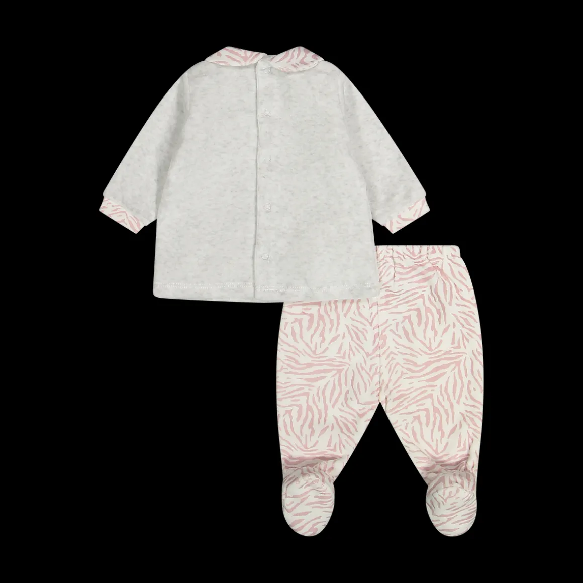 Completo in ciniglia soft neonata