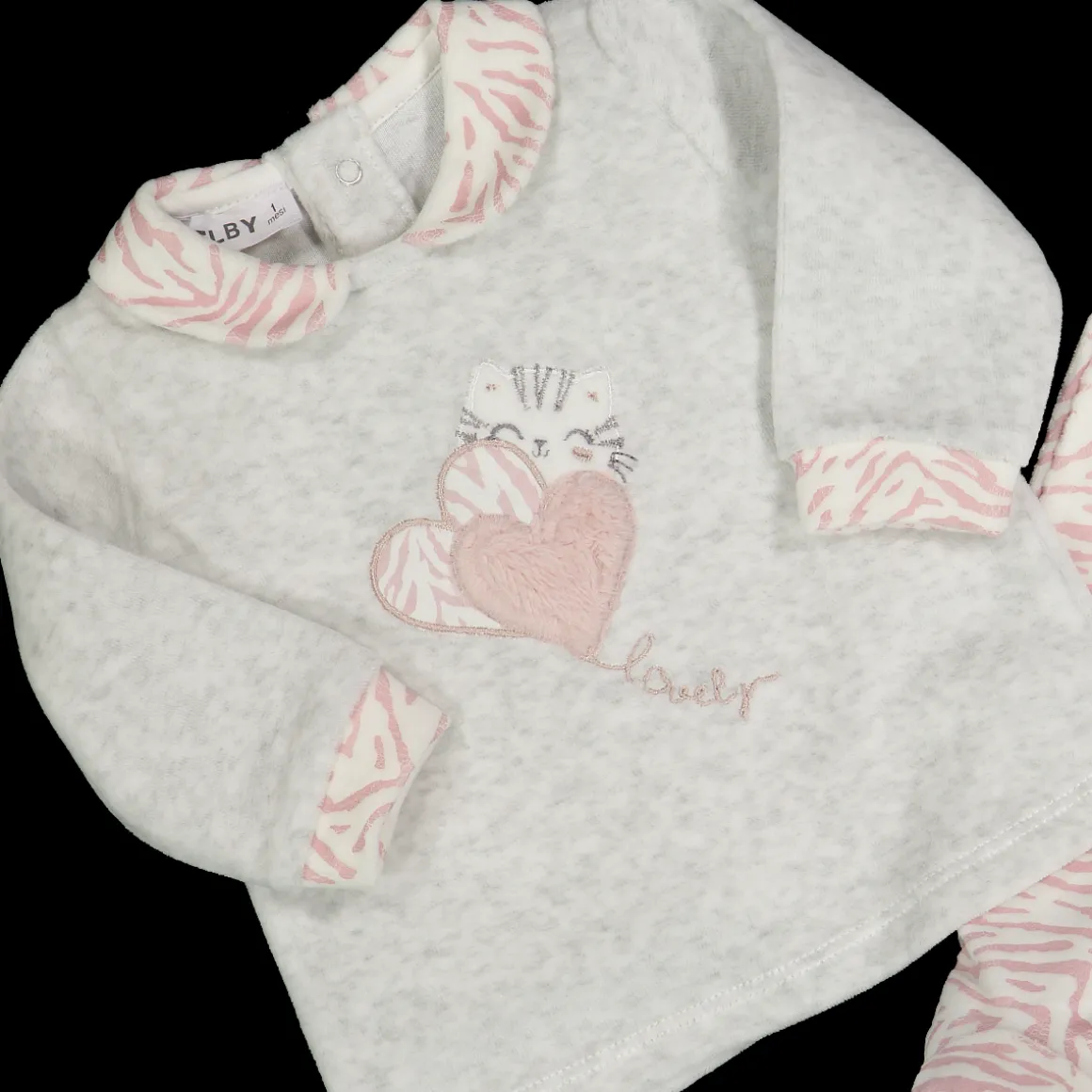 Completo in ciniglia soft neonata