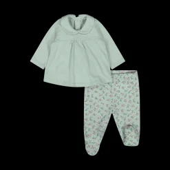 Completo in cotone biologico da neonata