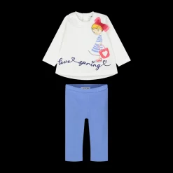 Completo in jersey per bambina
