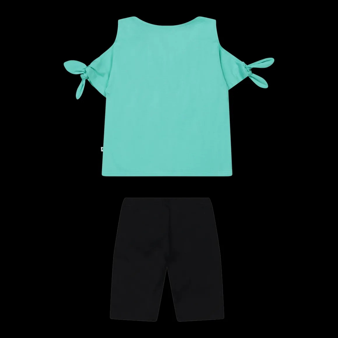 Completo in jersey stretch da bambina