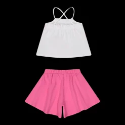 Completo in jersey stretch per bambina