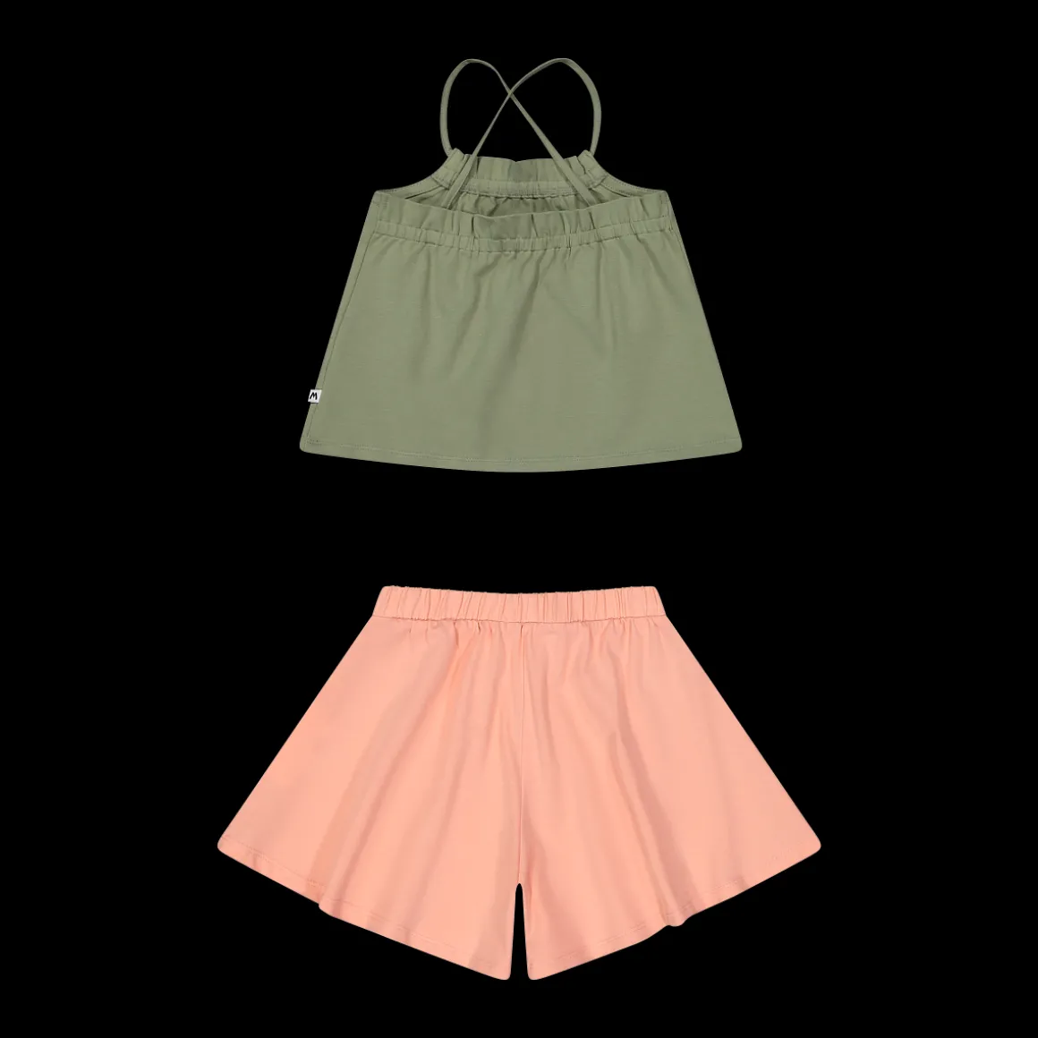 Completo in jersey stretch per bambina