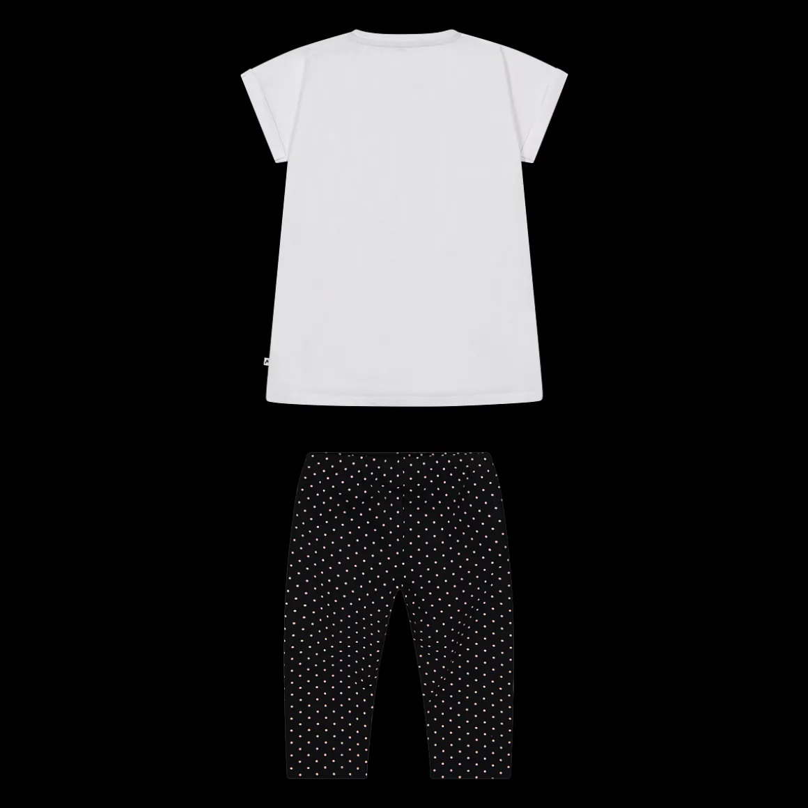 Completo in jersey stretch da bambina