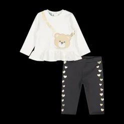 Completo maglia e leggings da bambina