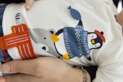 Completo newborn con piede per bambino
